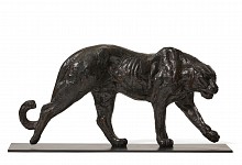 S494 Walking Leopard VII maquette, ed of 12, bronze, 43 x 90 x 21 cm lo(1)