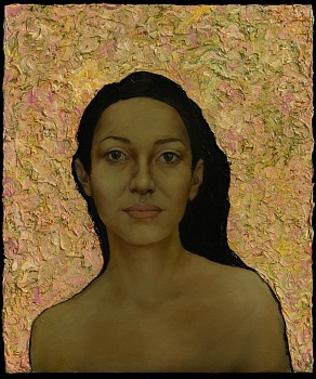 Shany van den Berg, She found her place to bloom, oil impasto on board, 30 x 25 cm LR (c) Mike Hall