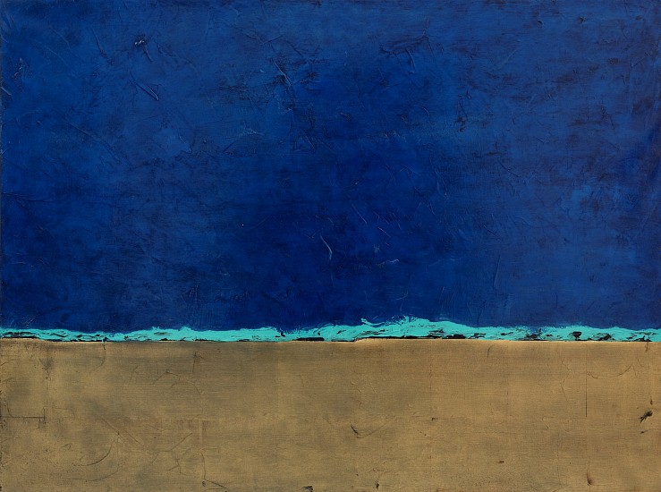 PHILIPPE UZAC, Walking with her 2
gold leaf and oil on canvas