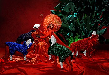 Mary Sibande Clothed in the skin of righteousness 2022 Inkjet on Hahnem&Atilde;&frac14;hle Photo Rag Diasec Mount 200 x 140 cm ED 1 10 + 3AP HR (resized)