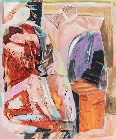 JEANNE HOFFMAN, Mystery Endures
acrylic on italian cotton