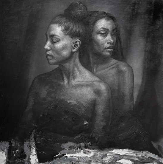 LIONEL SMIT, Interaction
Oil on canvas