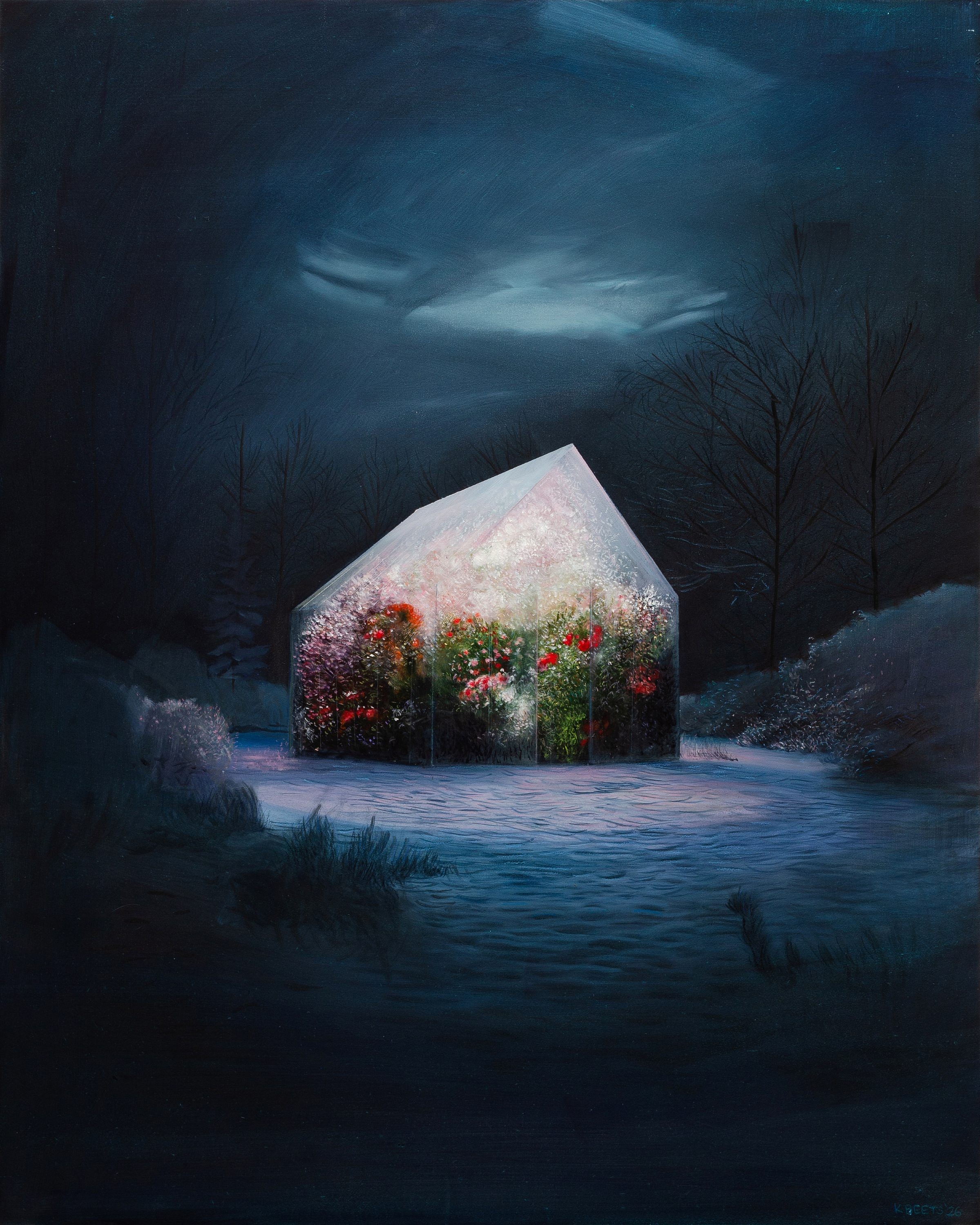 Kirsten Beets Promise of Another Summer 2026 62x77cm Oil and Pencil on Board