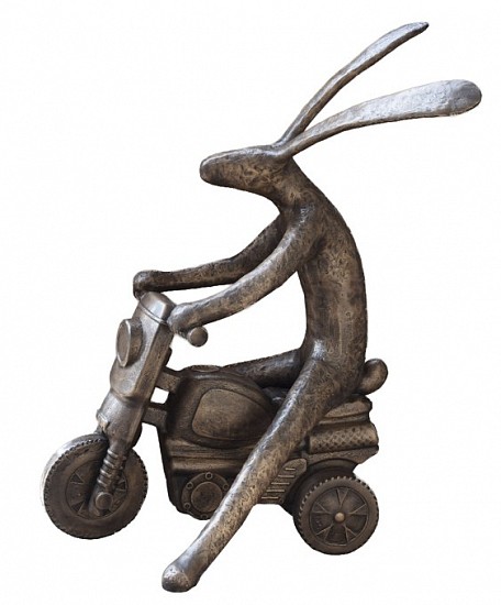 GUY DU TOIT, Hare on Scooter I
Bronze