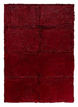 Ricky Burnett, Red 3, oil on canvas, 99 x 77 cm resized for web