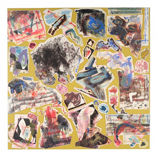 EMALIE BINGHAM, Map of Interference
mixed media collage on canvas