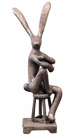 GUY DU TOIT, Hare on Chair I (Small)
Bronze